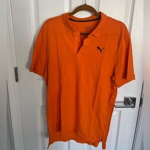 Men’s Orange Puma Golf Polo